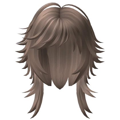 Layered Anime Jellyfish Hair Cut in Milktea Brown