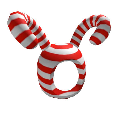 Christmas Candycane Bunny Ears