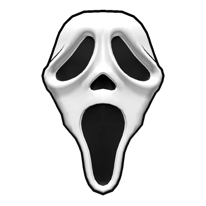 Screaming Ghost Face Mask