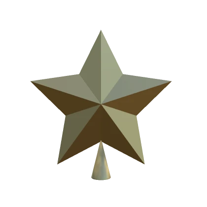 Christmas Tree Star Topper (for headless)