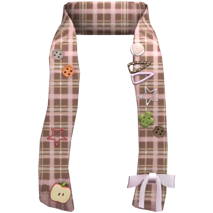 ♡ Igari Shoujo Winter Neapolitan Cute Button Scarf
