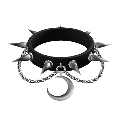 Punk Gothic Moon Choker