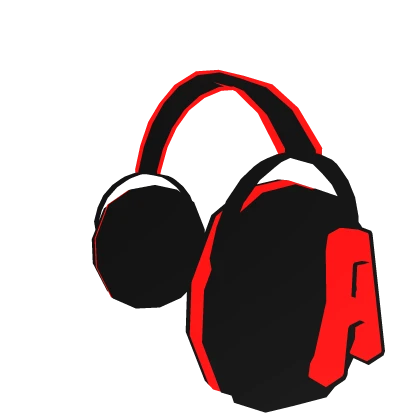 Black and Red Headphones
