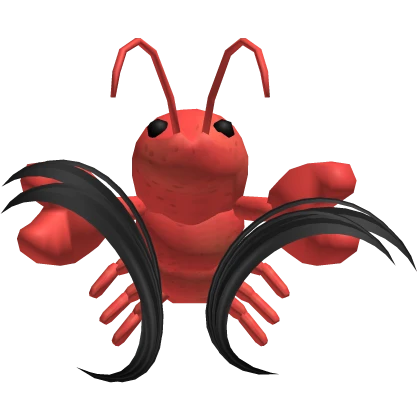 Lobster On Head Black