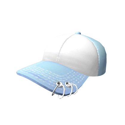 Pastel Blue Pierced Cap