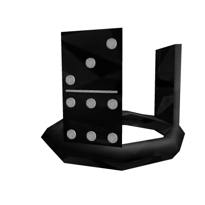 Black Sparkle Time Domino Crown