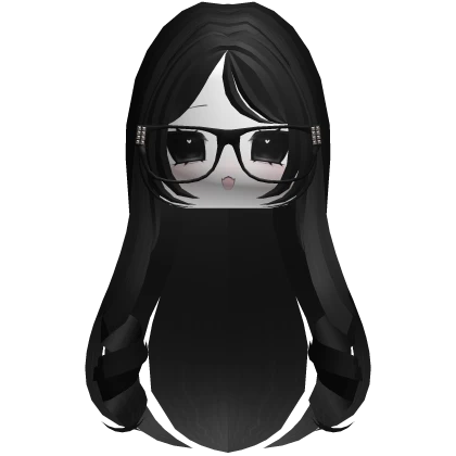  vkei moe pink long hair emo scene lovestruck face