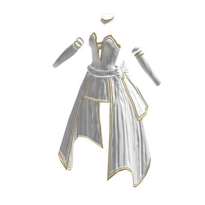♾️ White enchanted idol dress