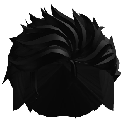 Black Slickback Clean Anime Mafia Hairstyle