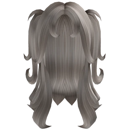 ✂️ Swirly Half Up Anime Pigtails (ash)