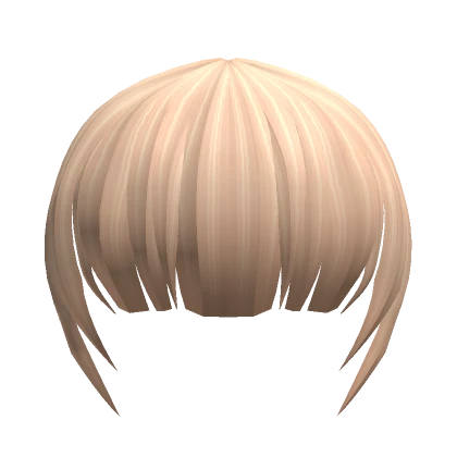 Overgrown Blonde Bangs