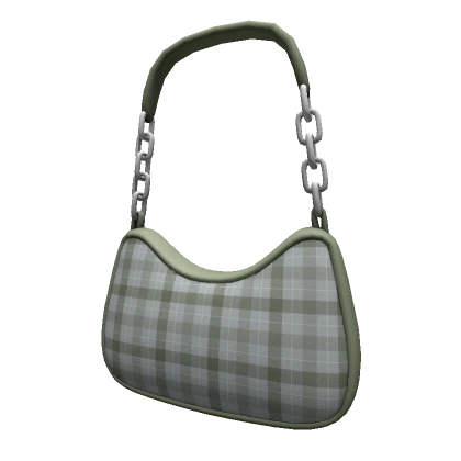 Green Plaid Shoulder Bag