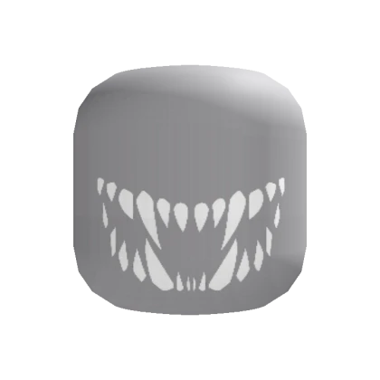 Recolorable Horrifying Teeth Scary Eyeless Face