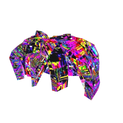 [⌛] Animated Glitch Colourful Bacon Hair