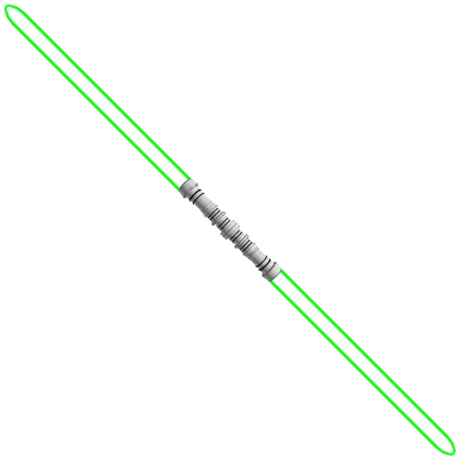 Holdable Green Dual-Bladed Laser Saber Sword