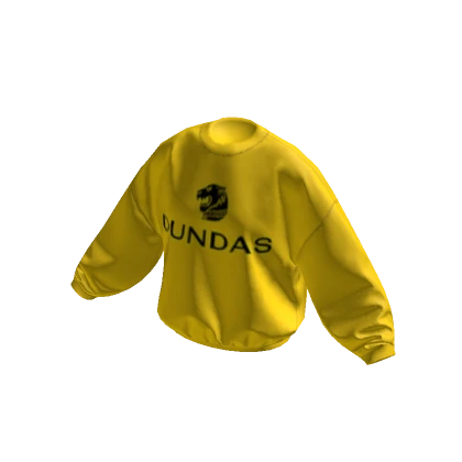 DRESSX Dundas Logo Yellow Sweatshirt