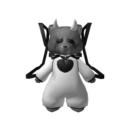 Gothic Bear Plushie Backpack 1.0