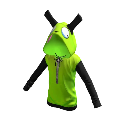 Officially Licensed Invader Zim GIR Cosplay Hoodie