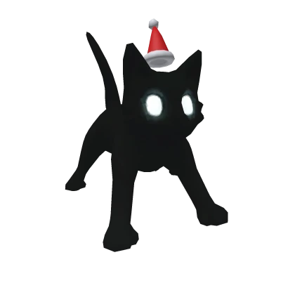 Glow Cat Santa Hat