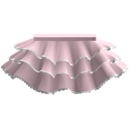Ruffled Goth Pink Skirt 
