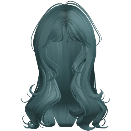 ♡ mystical pretty girl waves in dark teal