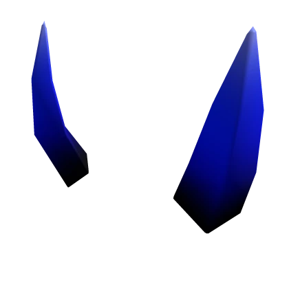 Horns Dark Blue Fade Halloween Glow Bat Black