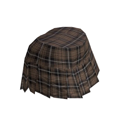 🤎 Y2K Plaid Mini Skirt Brown