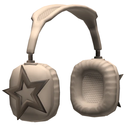 Y2K Headphones Beige