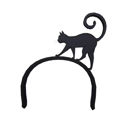 Halloween Cat Silhouette Headband