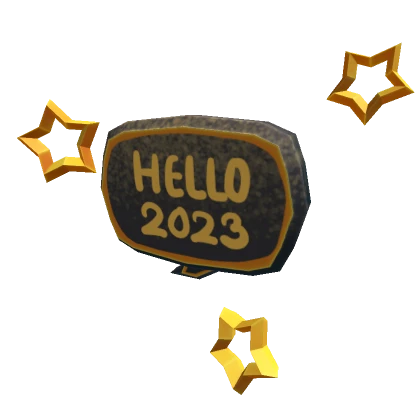 New Years 2023 Speech Bubble