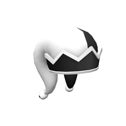 Monochrome Jester Hat