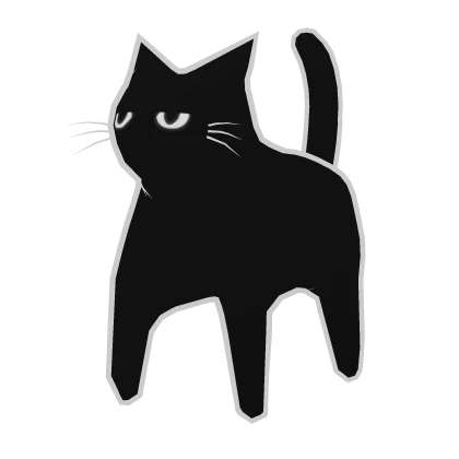 Bored Cat on Shoulder