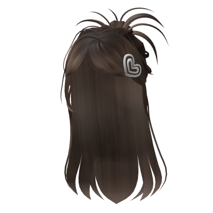 🍀Swept Half Up Hair (Brown)