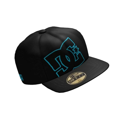 blue DC skater 2000s hat