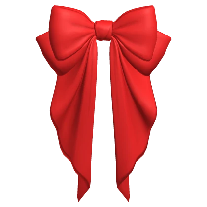 Big Hair Bow Red Basic Cute Ribbon Head Cutesy