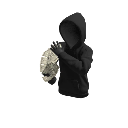 Black Money Pose Hoodie