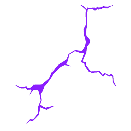 Void Face Crack - Purple