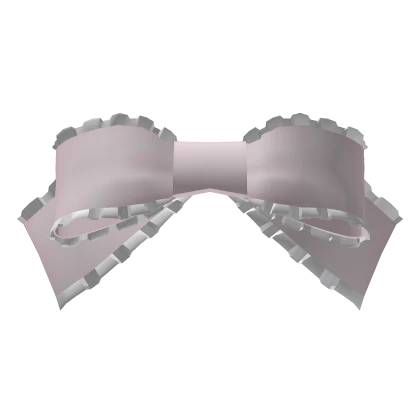 ♡ : pink cutesy ruffled maid bow (fav)