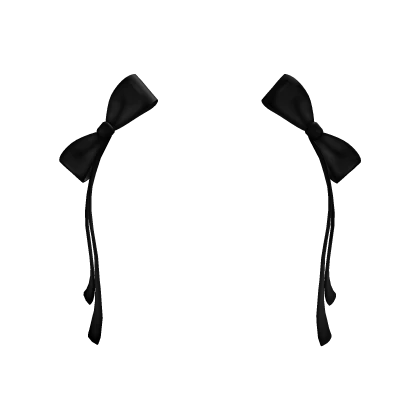 Black Hair Bow