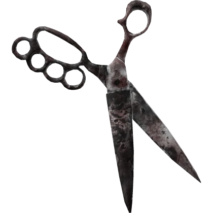 Bloody Brass Knuckle Scissors