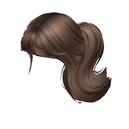 Spiked Fluffy Ponytail in Brown