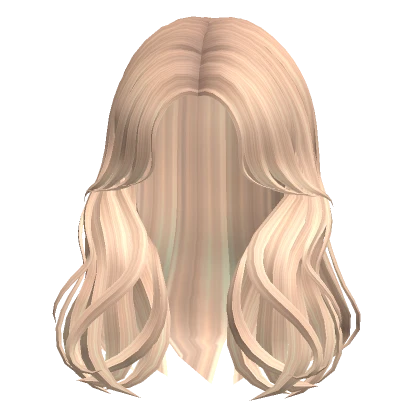 Layered Curtain Bangs in Blonde