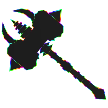 Rainbow Spike Spire Hammer