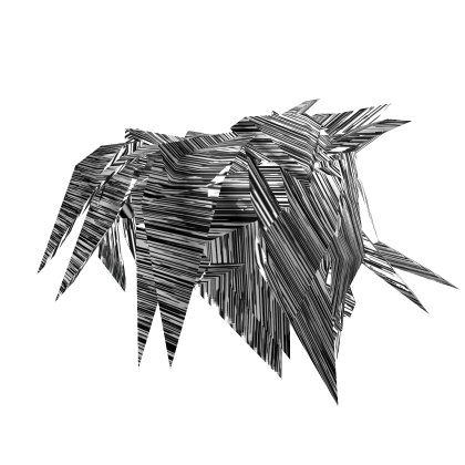 Glitch Black White Scene Hair [👾]
