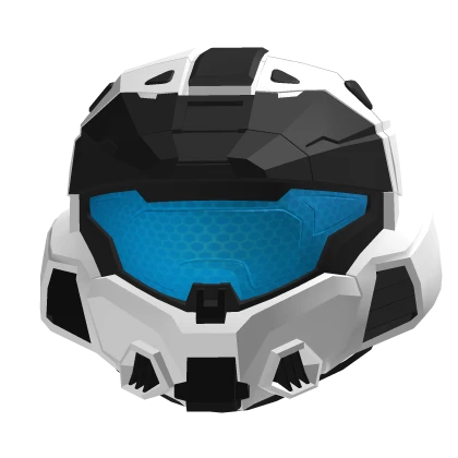 Space Helmet MK 2 {White and Blue}