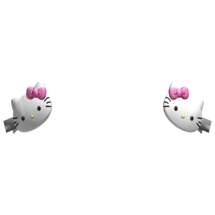 ✭ KAWAII KITTY HAIR CLIPS IN PINK