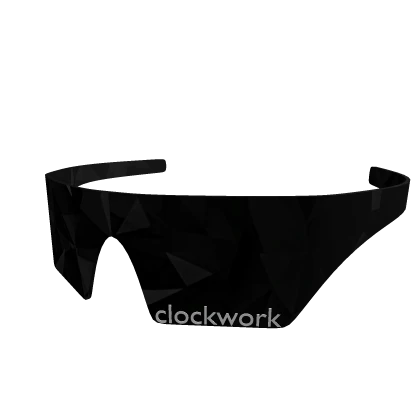 ☑️ Black Sparkle Time Clockwork Shades