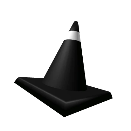 Black Traffic Cone