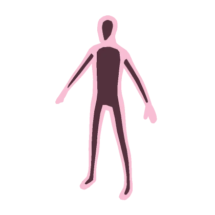 Pink Full-Body Outline Aura (+ Head)