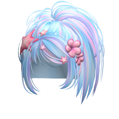 Gyaruギャル drag summer hairdo [aquamarine]